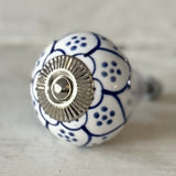 Blue Willow Breeze Ceramic Knob