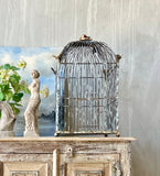 Rustic Aqua Blue Metal Bird Cage Mon Petit Palais Designs