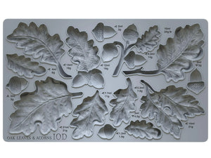 New - OAK LEAVES & ACORNS 6×10 IOD DECOR MOULDS™