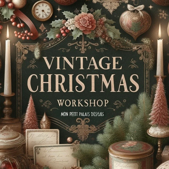 Join our Vintage Christmas Workshop and create tree beautiful vintage-inspired holiday projects using Annie Sloan Chalk Paint, IOD moulds, and other DIY products. Perfect for adding nostalgic charm to you Christmas decor